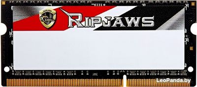 Оперативная память G.Skill Ripjaws 8GB DDR3 SODIMM PC3-12800 F3-1600C9S-8GRSL - фото2