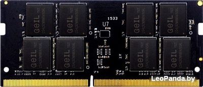 Оперативная память GeIL 4GB DDR4 SODIMM PC4-21300 GS44GB2666C19SC - фото