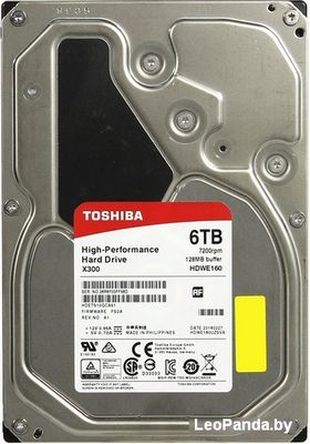 Жесткий диск Toshiba X300 6TB [HDWE160UZSVA] - фото