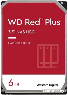 Жесткий диск WD Red Plus 6TB WD60EFZX - фото