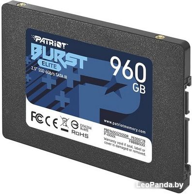 SSD Patriot Burst Elite 960GB PBE960GS25SSDR - фото3