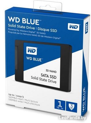 SSD WD Blue 3D NAND 1TB WDS100T2B0A - фото2