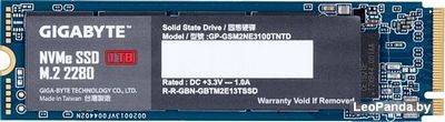 SSD Gigabyte NVMe 1TB GP-GSM2NE3100TNTD - фото