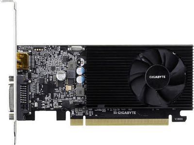 Видеокарта Gigabyte GeForce GT 1030 Low Profile 2GB DDR4 - фото