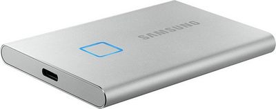 Внешний накопитель Samsung T7 Touch 1TB (серебристый) - фото2