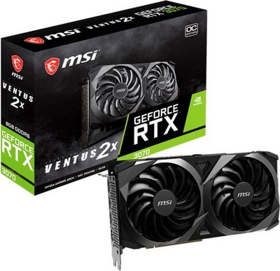 Видеокарта MSI GeForce RTX 3070 Ventus 2X 8G OC LHR - фото5