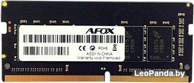 Оперативная память AFOX 16GB DDR4 SODIMM PC4-21300 AFSD416FS1P - фото