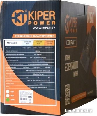 Источник бесперебойного питания Kiper Power Compact 800 - фото4