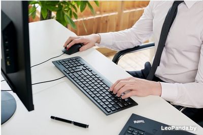 Клавиатура + мышь Lenovo Essential Wired Combo - фото4