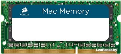 Оперативная память Corsair Mac Memory 4GB DDR3 SO-DIMM PC3-8500 (CMSA4GX3M1A1066C7) - фото