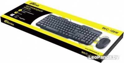 Мышь + клавиатура Ritmix RKC-105W - фото4