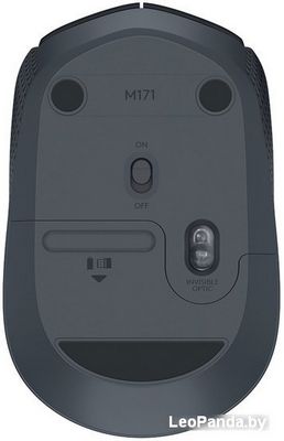 Мышь Logitech M171 Wireless Mouse серый/черный [910-004424] - фото4