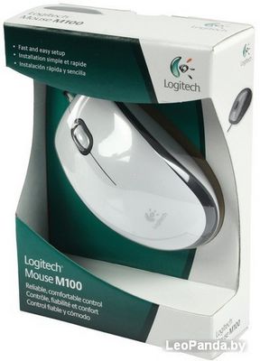 Мышь Logitech M100 (белый) [910-005004] - фото3