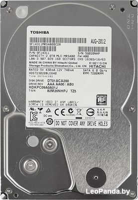 Жесткий диск Toshiba DT01ACA 2TB (DT01ACA200) - фото