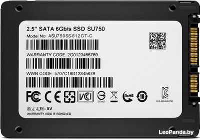 SSD A-Data Ultimate SU750 512GB ASU750SS-512GT-C - фото5