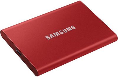 Внешний накопитель Samsung T7 500GB (красный) - фото4