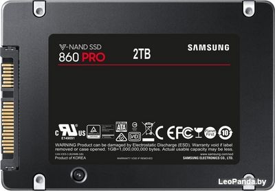 SSD Samsung 860 Pro 2TB MZ-76P2T0 - фото2