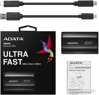 Внешний накопитель A-Data SE800 512GB ASE800-512GU32G2-CBK (черный) - фото4