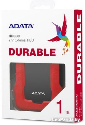 Внешний жесткий диск A-Data HD330 1TB (красный) - фото4