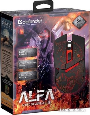 Игровая мышь Defender Alfa GM-703L - фото5