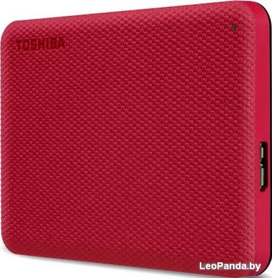 Внешний накопитель Toshiba Canvio Advance 1TB HDTCA10ER3AA (красный) - фото3