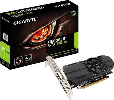 Видеокарта Gigabyte GeForce GTX 1050 Ti OC Low 4GB GDDR5 [GV-N105TOC-4GL] - фото4
