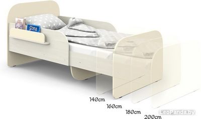 Растущая кровать Pituso Sona 074788 (ванильный желтый) - фото