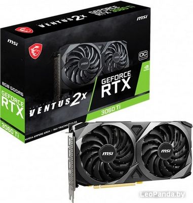 Видеокарта MSI GeForce RTX 3060 Ti Ventus 2X 8G OCV1 LHR - фото5