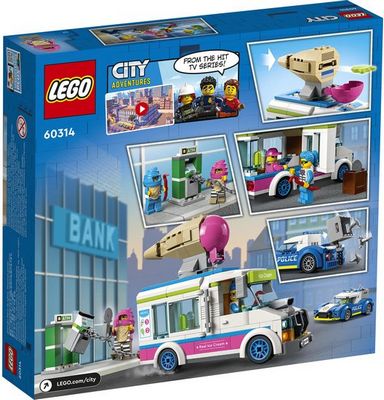 Конструктор LEGO City 60314 Погоня полиции за грузовиком с мороженым - фото2