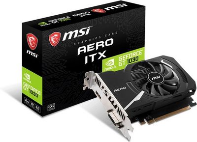 Видеокарта MSI GeForce GT 1030 Aero ITX OC 2GB DDR4 - фото5