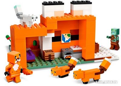 Конструктор LEGO Minecraft 21178 Лисья хижина - фото4