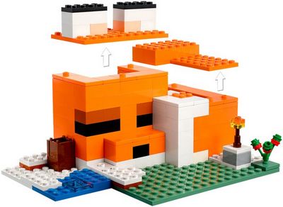 Конструктор LEGO Minecraft 21178 Лисья хижина - фото5