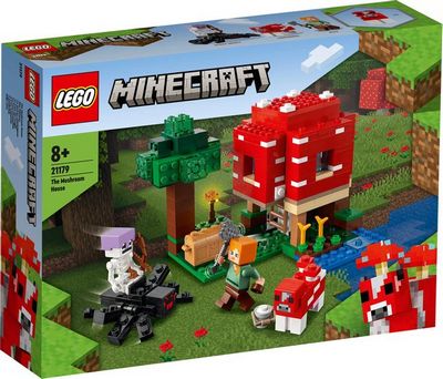 Конструктор LEGO Minecraft 21179 Грибной дом - фото