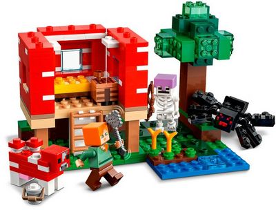 Конструктор LEGO Minecraft 21179 Грибной дом - фото3