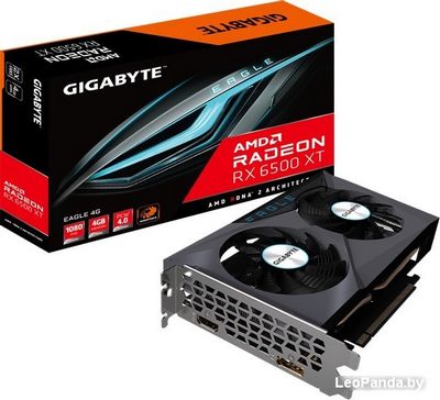 Видеокарта Gigabyte Radeon RX 6500 XT Eagle 4G GV-R65XTEAGLE-4GD - фото2