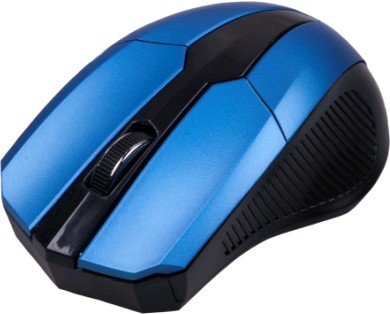 Мышь Ritmix RMW-560 (черный/синий) - фото