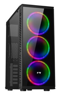 Компьютер игровой 13148 AMD Ryzen 5 3600 32ГБ HDD 2TB SSD 256GB RX 6600  600W - фото