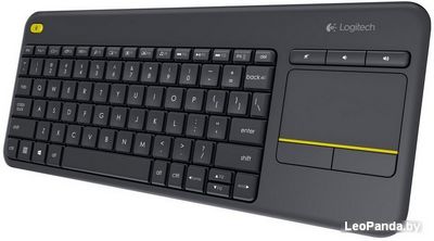 Клавиатура Logitech Wireless Touch Keyboard K400 Plus Black (920-007147) - фото2