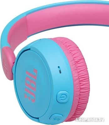 Наушники JBL JR310BT (голубой/розовый) - фото4