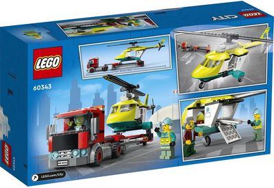 Конструктор LEGO City 60343 Грузовик для спасательного вертолета - фото2