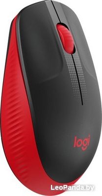 Мышь Logitech M190 (черный/красный) - фото2