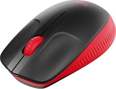 Мышь Logitech M190 (черный/красный) - фото3