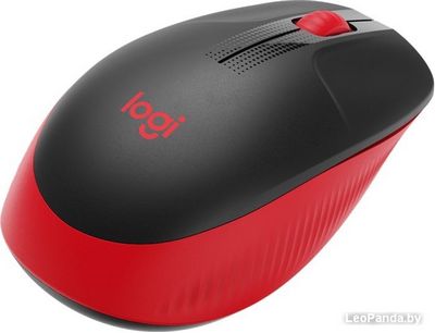 Мышь Logitech M190 (черный/красный) - фото4