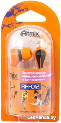 Наушники Ritmix RH-012 (оранжевый) - фото2