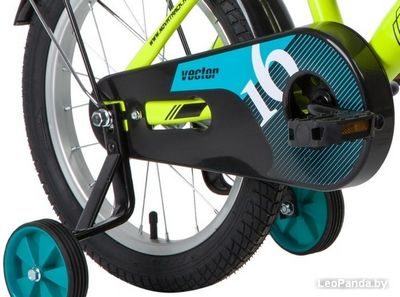 Детский велосипед Novatrack Vector 16 2020 163VECTOR.GN20 (зеленый/черный) - фото4