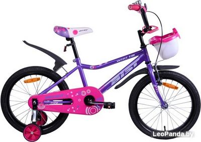 Детский велосипед AIST Wiki 18 2021 (фиолетовый) - фото