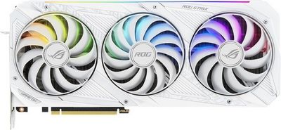 Видеокарта ASUS ROG Strix GeForce RTX 3080 V2 White OC Edition 10GB GDDR6X