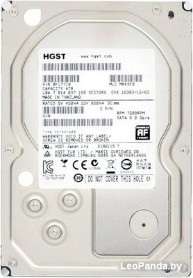 Жесткий диск HGST Ultrastar 7K4000 4TB HUS724040ALE641