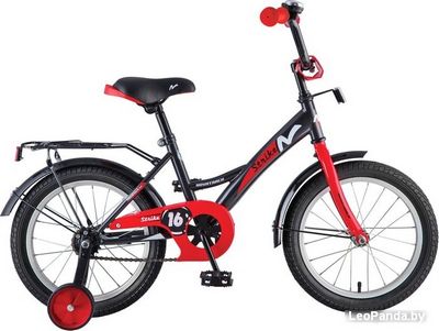 Детский велосипед Novatrack Strike 20 (черный/красный) - фото