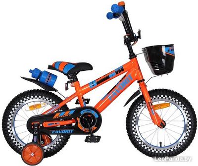 Детский велосипед Favorit Sport 14 (оранжевый, 2020) - фото